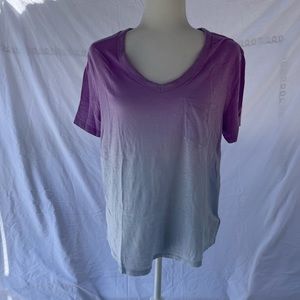 Gap Ombré purple to blue tshirt